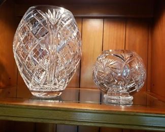 Crystal vases