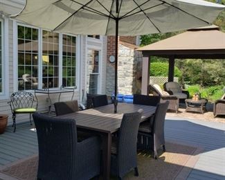 Parker James table and six chairs