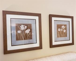 Pair of framed prints