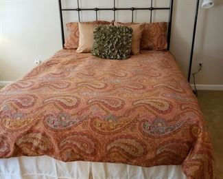 Queen size metal headboard