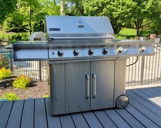Jennair stainless BBQ grill