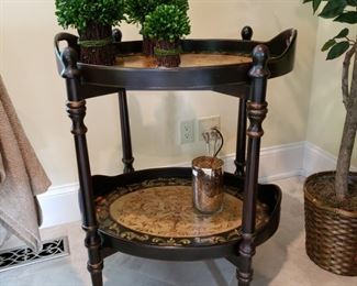 Painted serving cart