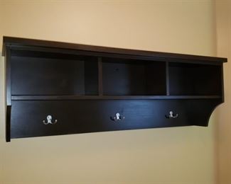 Upper wall unit of two piece Pottery Barn hall  cubby 