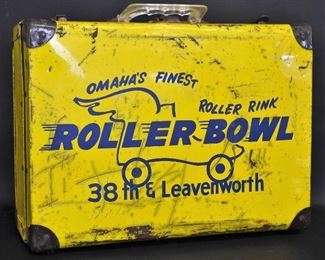 Vintage Omaha Nebraska Roller Rink Stake Case