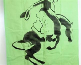 Vintage Cloth Rodeo Banner