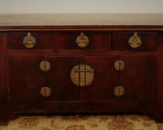 Antique Chinese Coffer Alter Table