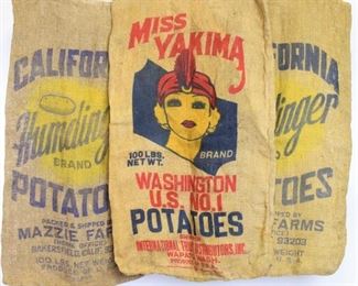 Vintage Potato Stacks