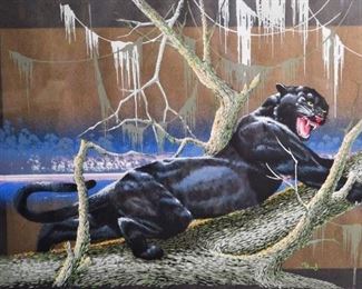 James Bunnell Serigraph Panther 