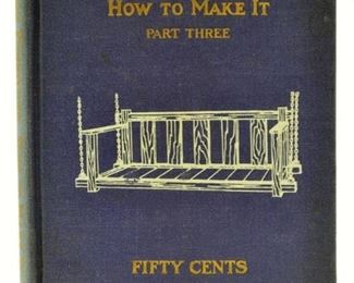 Mission Furniture, How To Make It, Book #3 - 1912