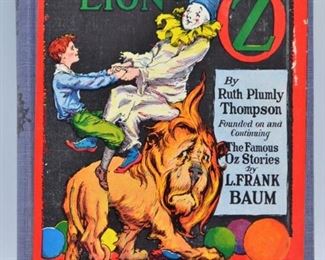 Frank Baum, 1923 Cowardly Lion Of Oz Book