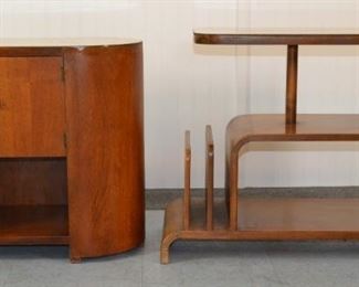 Vintage Bentwood Mid Century Modern Tables 