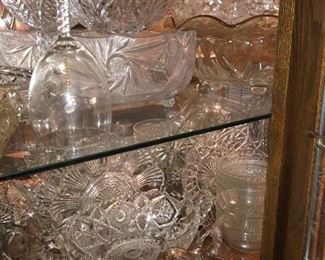 Vintage and antique glassware
