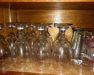 Vintage ice tea glasses