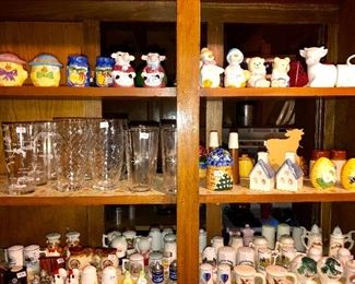 Large collection of salt and pepper