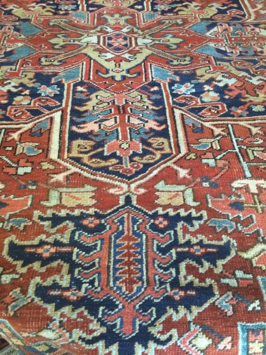 Vintage 7 1/2 x 9 1/2 Turkish Wool Rug
