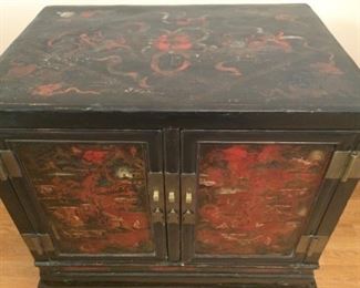 Antique Hand Painted Chinese Chest