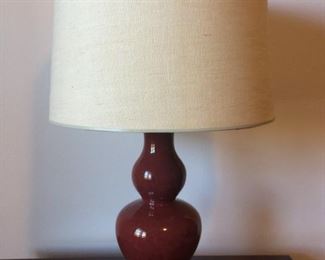 Antique Chinese Peach Blossom Vase Lamp