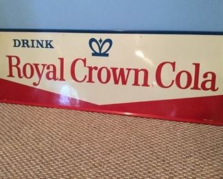 Vintage Royal Crown Cola Advertising Metal Sign  https://ctbids.com/#!/description/share/157034
