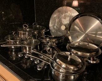 Tons of Stainless Steel Cookware