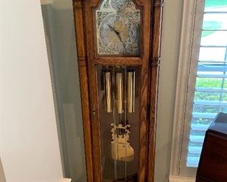 Howard Miller Oak Grandfather clock