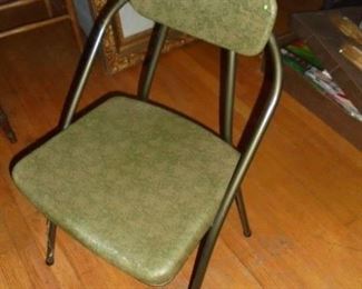 Mid century green chair