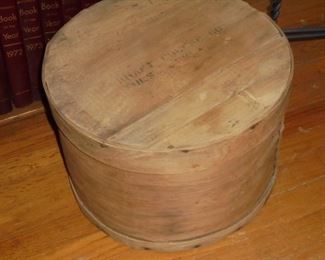 Antique cheese box