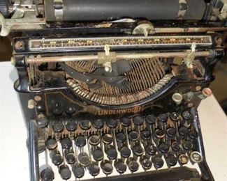 Antique Underwood typewriter