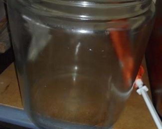 Vintage 2 gal glass jar