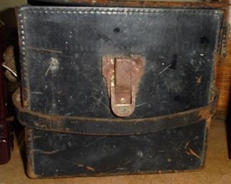 Antique bake lite 'Megger' insulation tester - variable voltage - midget type - James Biddle Co Phil. Pa.  made in England in original leather case