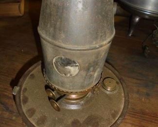 Antique double wick kerosene  burner /light