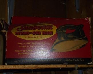 Vintage 'Sun Beam ' steam or dry iron in original box