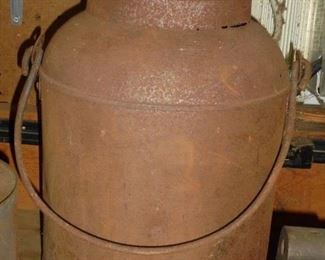 Antique liquid 12 qt milk can