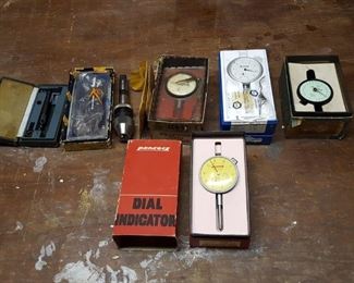 more tools (dial indicators and micrometer)