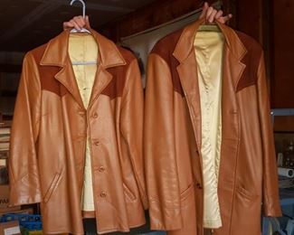 Custom made deer skin coats