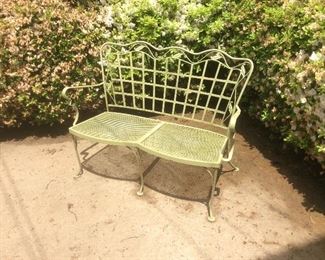 Vintage garden bench
