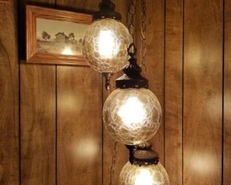 Hollywood Regency 3 Tier Hanging Lamp