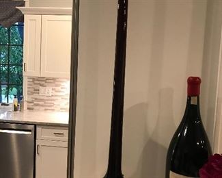 Decorative bottle of chianti