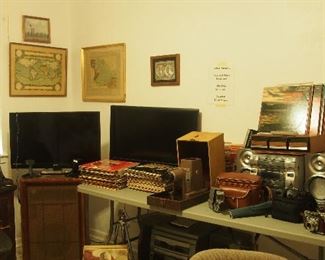 LOTS records, Tv's, stereos, vintage cameras and more