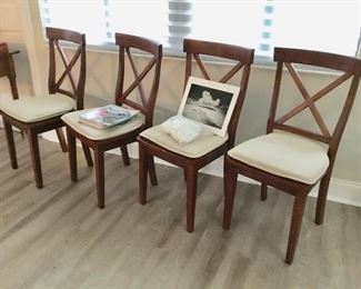 Set of four chairs