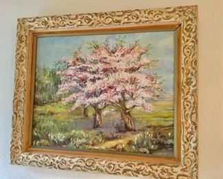 Vintage oil painting
