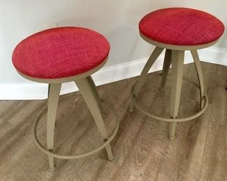 Pair mod bar stools