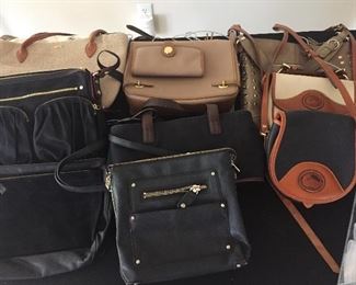 Handbags by Dooney & Bourke, Coach,  Javits, Mark Cross, Anne Klein and more