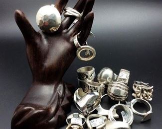 Sterling silver rings, 50% off