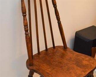 Antique Wooden Spindle Back Chair