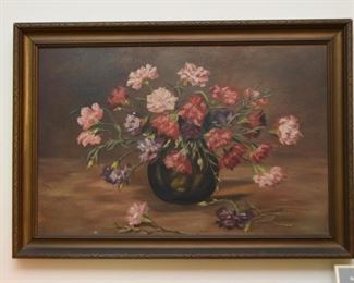 Framed Still Life Painting