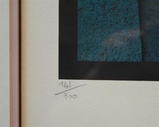 Framed Limited Edition Artwork, Signed & Numbered