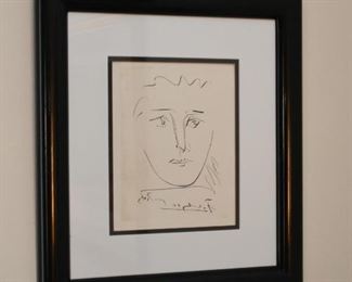 Framed Pablo Picasso Print
