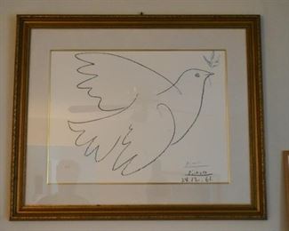 Framed Pablo Picasso Print