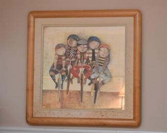 Framed G. Rodo Boulanger Print