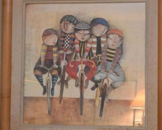 Framed G. Rodo Boulanger Print